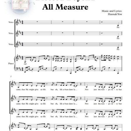 Blessed Beyond All Measure <br>Ephesians 1:3