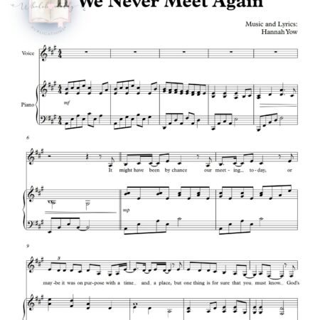 If We Never Meet Again - <br>Romans 6:23