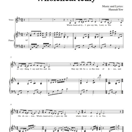 Wholeheartedly <br>Deuteronomy 6:5